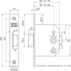 55-60 BULK PER 10 LOOPSLOT, DM60MM, KRUKGAT 8MM, VOORPLAAT STAAL VERZI  3340859