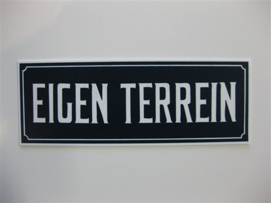 BORD EIGEN TERREIN BLAUW/WIT 1037098 3342671