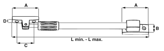 RUZT120SE / TELEUITZ.BINNENDR.20CM ZILV.  3344773