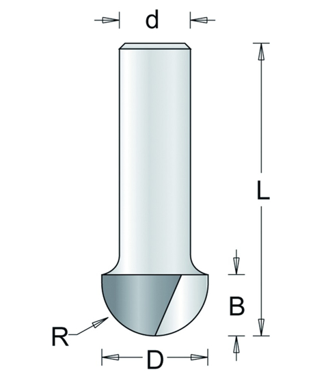 613-6 HM AMAXX HOLPROFIELFREES , D= 6,3, R= 3,2 613-6 3345222