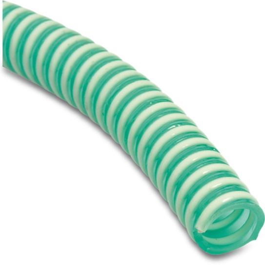 AANZUIGSLANG GROEN-WIT 32MM 6BAR   3345401