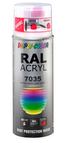 ACRYL HOOGGLANS RAL 7035 LICHTGRIJS 400ML 349737 3345892