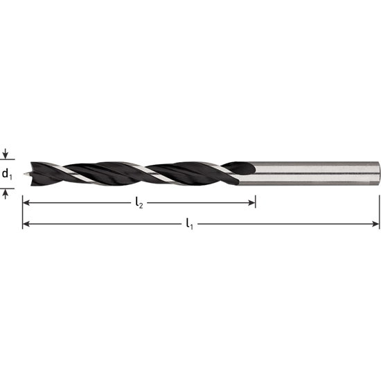 HOUTSPIRAALBOOR ø7X69X109 (VPE1) 235.0700 3346346