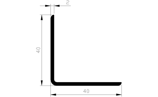 HOEKBESCHERMER 40X40X2 - 600 CM AL221540 3347656