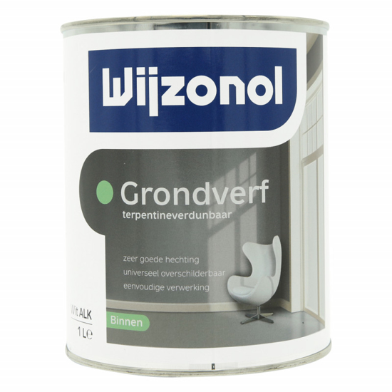 WIJZONOL INT GRONDVERF ALKYD WIT 0.5L  3348396