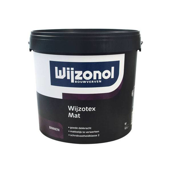 WIJZONOL WIJZOTEX MAT RAL 9010 10 LT 230.050.233 3349264