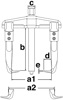 UNIVERSELE POULIETREKKER 2-ARM  3349873