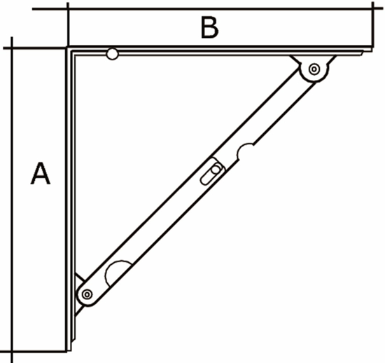 PLANKDR.OPVOUWB.200X200MM WIT / ES 4120B  3350348