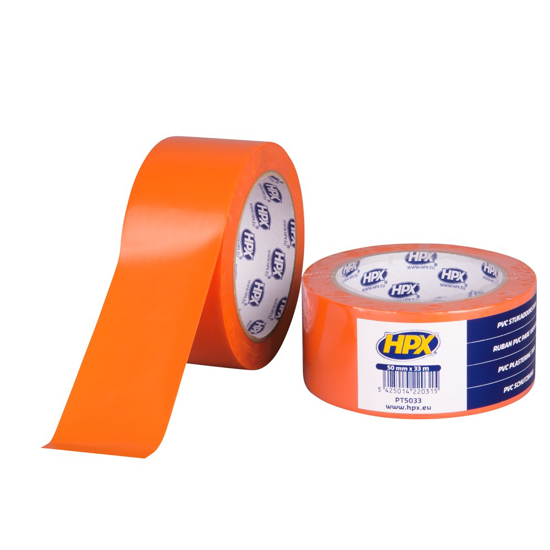 PVC BESCHERMINGSTAPE - ORANJE 50MM X 33M PT5033 3350581