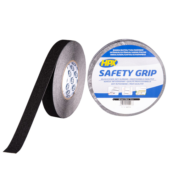 ANTI-SLIP TAPE - ZWART 25MM X 18M SB2518 3350607