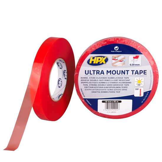 ULTRA MOUNT BEVESTIGINGSTAPE - TRANSPARANT 19MM X 50M UM1950 3350613