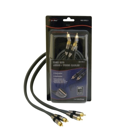 PROFITEC 2XRCA-2XRCA KABEL 24K 1.5M HCK 9702 1.5 3350687