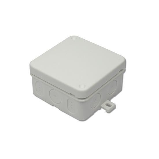 HAF MINI LASDOOS IP65 75X75X38 WIT  3351260