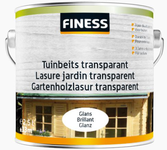 FINESS BEITS TUINHUIS TRANSP. GLANS BU 2,5L 2500 BRUIN 35329145 3352707