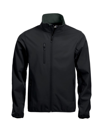 BASIC SOFTSHELL JACKET HEREN ZWART L 020910-99-6 3352986