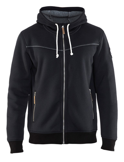 HOODIE MET WARME VOERING ZWART XXL 493325149900XXL  3353225