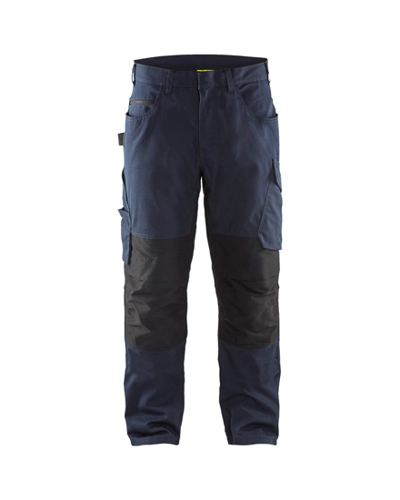 SERVICE WERKBROEK MET STRETCH ZONDER SPIJKERZAKKEN DONKER MARINEBLAUW/  3353626