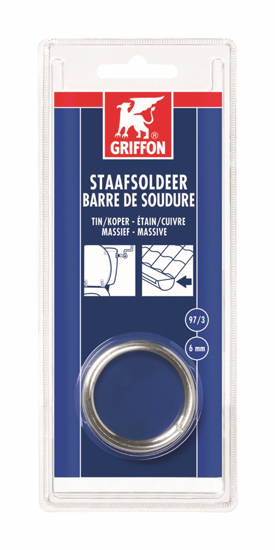 GRIFFON STAAFSOLDEER TIN/KOPER 97/3 MS 6MM FPB 100G*6 NLFR 6312615 3354025