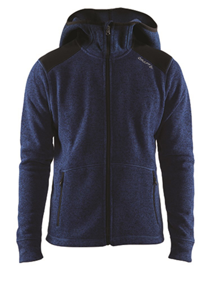 NOBLE HOOD FLEECE HEREN DEEP MELANGE L  3354060