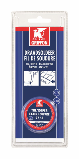 GRIFFON DRAADSOLDEER TIN/KOPER 97/3 MS 3MM FPB 50G*6 NLFR 6312690 3354076