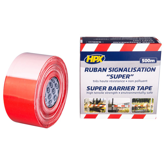 SUPER AFZETLINT - WIT/ROOD 80MM X 500M BS80100 3354387