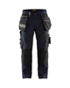 WERKBROEK MET STRETCH DONKER MARINEBLAUW/ZWART C52 159013438699C52  3354543