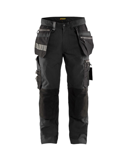 WERKBROEK MET STRETCH DONKERGRIJS/ZWART C48 159013439899C48  3354544