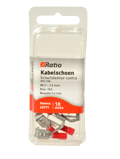 KABELSCHOEN CONTRA+KOPPEL-VLAK 0,5-1,5MM² 10ST OP BLISTER 60771 3354918