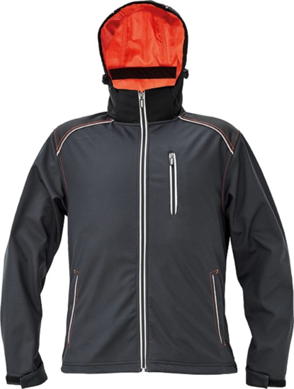 KNOXFIELD SOFTSHELL JAS ANTRACI/ROOD L  3355008