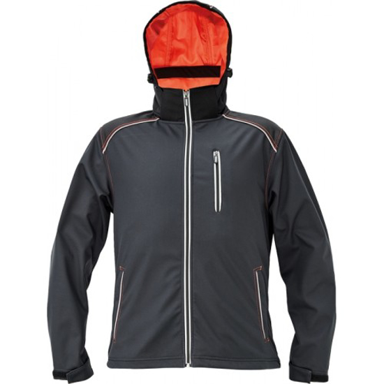 KNOXFIELD SOFTSHELL JAS ANTRAC/ORANJE L  3355011