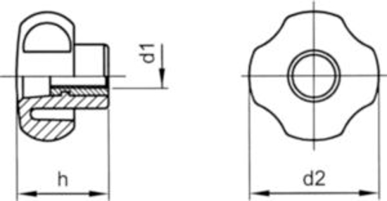 THERMOPLAST DRAAIKNOP OPEN DR-BUS M8 57041080001 3342066