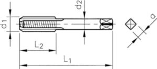 D~352 HSSG HANDTAPSET BSW 1/4 U0650063001 3343211