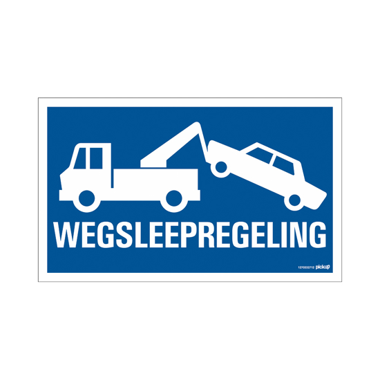 BORD WEGSLEEPZONE NED. TEKST 330X200 MM 1270332712 3345168