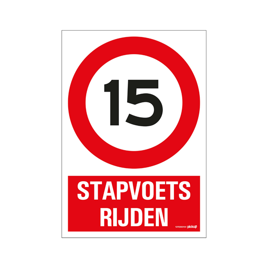 BORD STAPVOETS RIJDEN 230X330 MM 1272300154 3353066