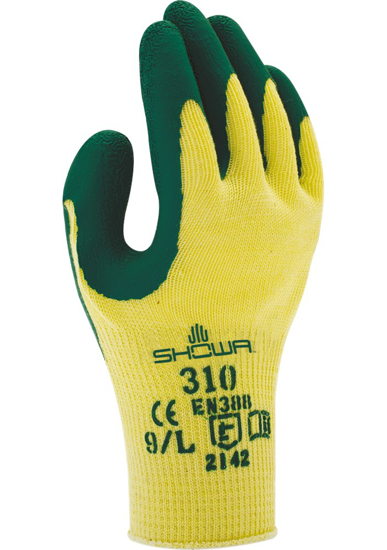 SHOWA 310 GRIP HANDSCHOEN GROEN L (9)  3347373