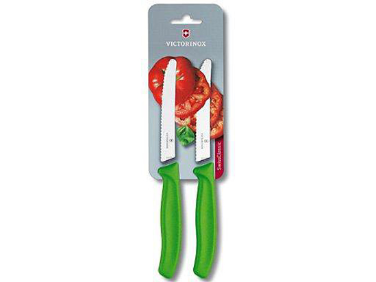 TOMATEN/TAFELMES,VICTORINOX,SWISSCL.,RVS/GROEN PP,KARTEL,BLS  3358052