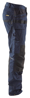 SERVICE WERKBROEK MET STRETCH EN SP ZAK D MARINEBLAUW/ZWART C 52  3353659