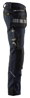 WERKBROEK MET STRETCH DONKER MARINEBLAUW/ZWART C52 159013438699C52  3354543