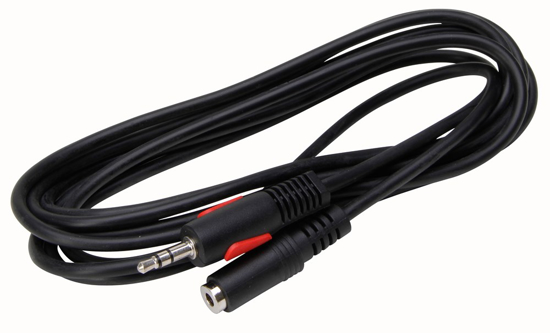 Afbeeldingen van AUDIO VERLENGSNOER 3,5MM 2,5MTR JACKPLUG