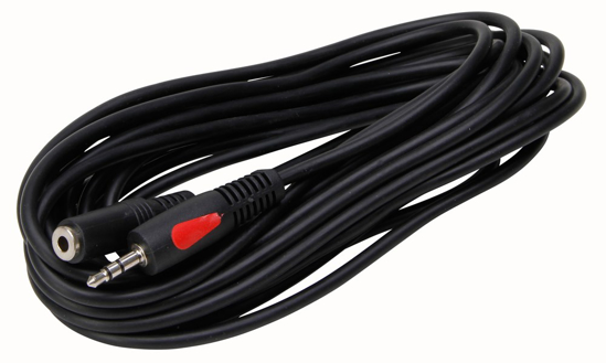 Afbeeldingen van AUDIO VERLENGSNOER 3,5MM 5MTR JACKPLUG+ CONTRA