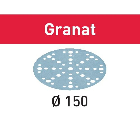 Afbeeldingen van FESTOOL SCHUURSCHIJF GRANAT STF D150/48 P180 GR/100