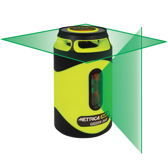 Afbeeldingen van METRICA KRUISLIJNLASER 360° GREEN - BRAVO LASER ROLL (40 MTR)