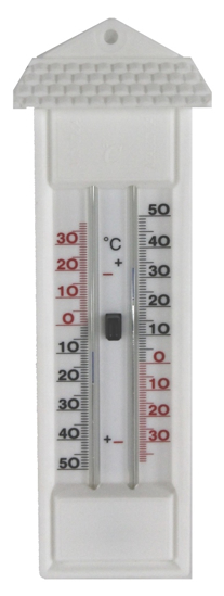 Afbeeldingen van BUITENTHERMOMETER WIT MIN/MAX