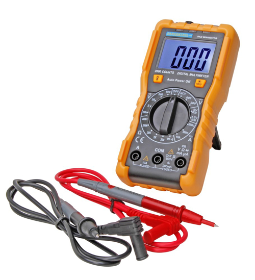 Afbeeldingen van DIGITALE MULTIMETER "MINI" MET 7 FUNCTIE'S / 18 BEREIKEN, CAT III, 600V