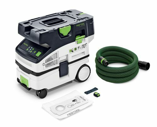 Afbeeldingen van FESTOOL ACCU STOFZUIGER CLEANTEC CTLC MINI I-BASIC - ACTIE OP=OP