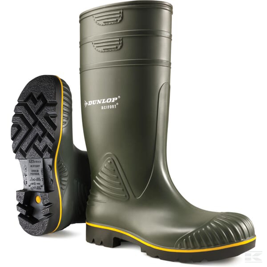 Afbeeldingen van DUNLOP WERKLAARS B440631 ACIFORT HEAVY DUTY O4 FO SRA GROEN MAAT 43