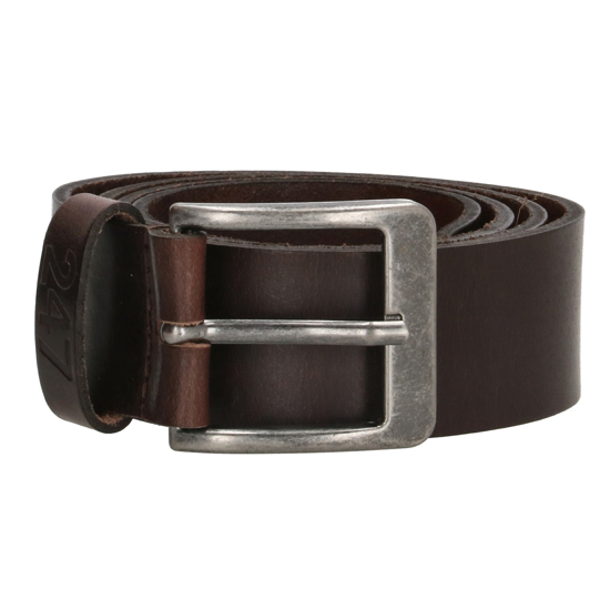 Afbeeldingen van 247 JEANS BUFFALO LEREN RIEM BRUIN 115CM