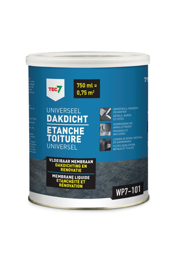 Afbeeldingen van TEC7 WP7-101 UNIVERSEEL DAKDICHT - BLIK 750ML