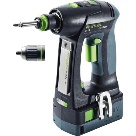 Afbeeldingen van FESTOOL ACCU SCHROEFBOORMACHINE C 18 HPC4,0 I-PLUS