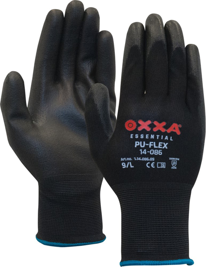 Afbeeldingen van OXXA HANDSCHOEN PU-FLEX 14-086 ZWART MAAT 8/M